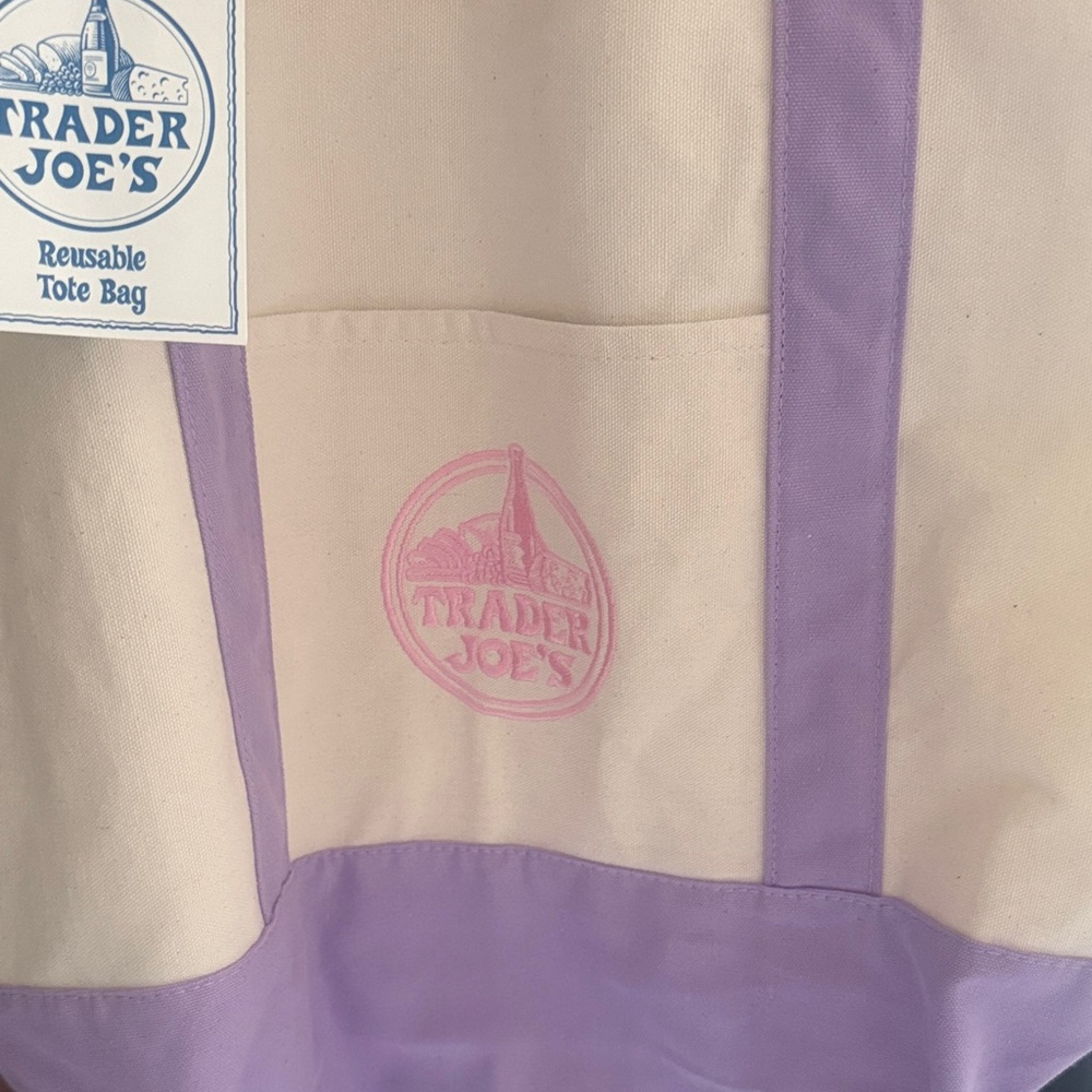 Pink & Lavender Reusable Tote Bag